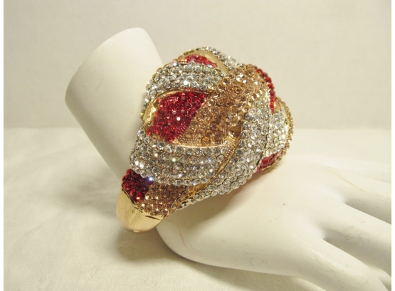 3' Crystal Cuff Bracelet
