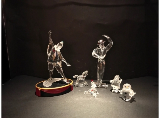 Swarovski Crystal Figural Group - Six Pieces