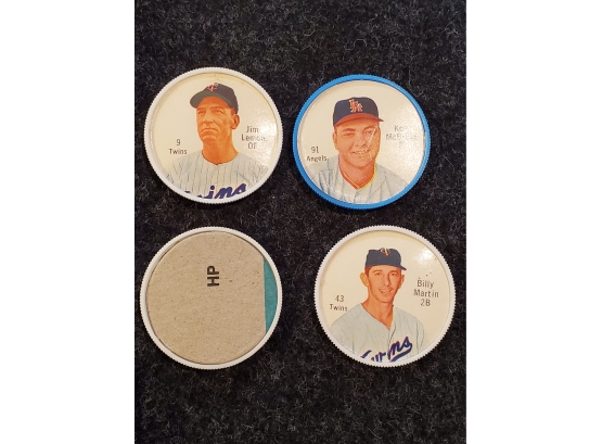 4 Baseball Collectible Tops - 1960s