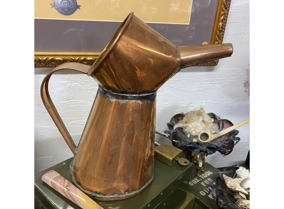 Large Copper “Oil Can”