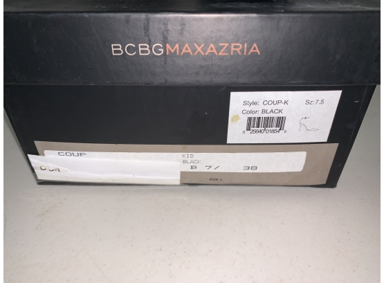 BCBG Black Heels Size 7 1/2 And Box