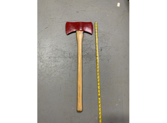 Double Sided Red Axe
