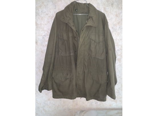 Military Jacket With Buttons