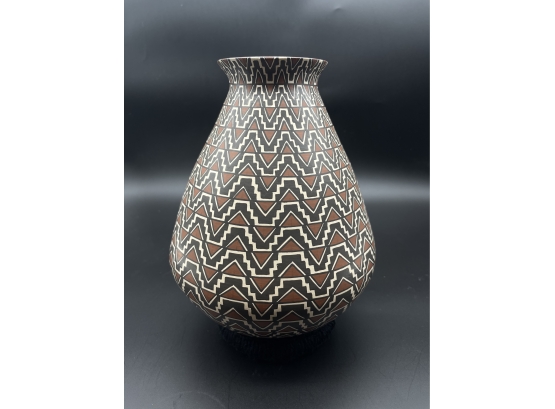 NATIVE VASE 8INCHES HIGH