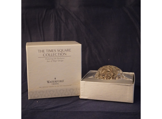 Waterford Crystal The Times Square Collection ' Times Square Star Of Hope Ball Pweight