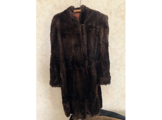 Woman’s Fur Coat Size Small Full Length