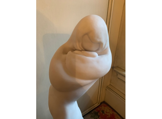 Plaster Sculpture Of Mother And Child