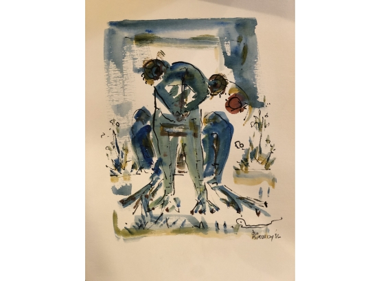 Alfred Birdsey (1912-1996) Original Watercolor