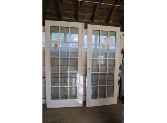 Pair Of New Marvin Energy Saver Double Doors  (3 Of 3)