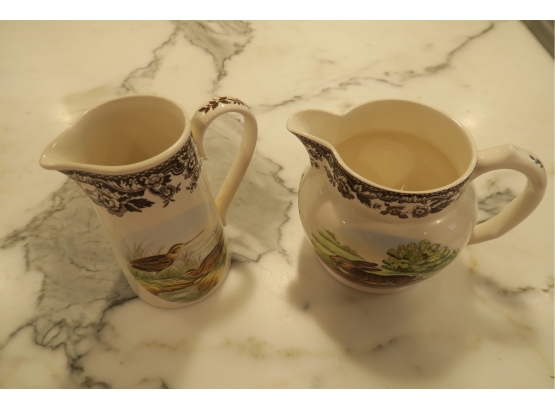Spode  Woodland Pitcher And Creamer