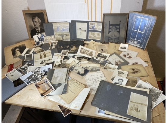 Assorted Lot Of Vintage And Antique Photographs