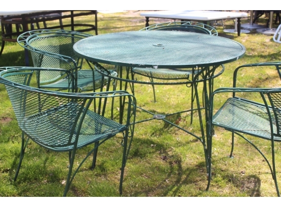Metal Patio Table With Chairs