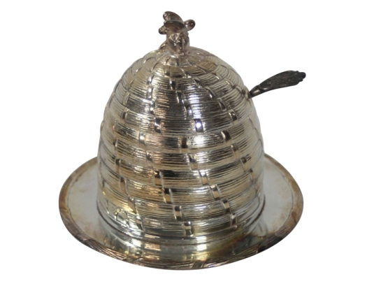 Corbell Vintage Bee Skep Beehive Honey Jar