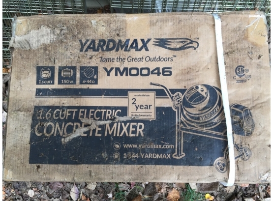 Yardman Electric Concrete Mixer - New In Box
