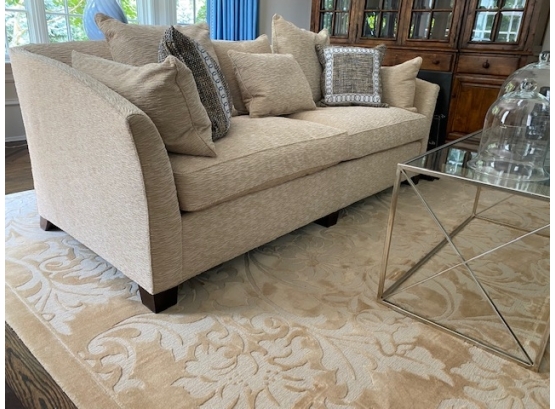 Lillian August Couture Beige Down Filled Sofa