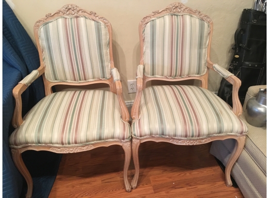 Pair Of French Provincial Style Armchairs