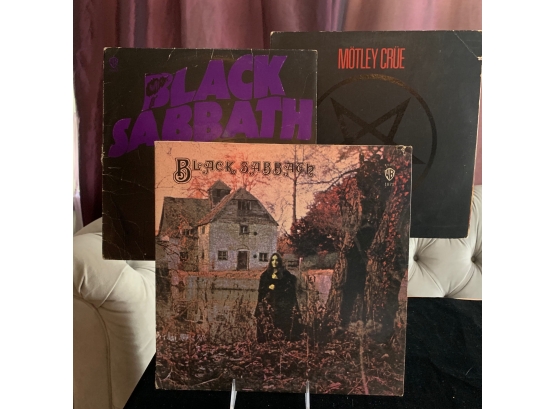 Promo Vinyl Featuring: Motley Crue, Black Sabbath