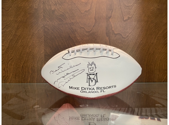 Mike Ditka Autographed Football