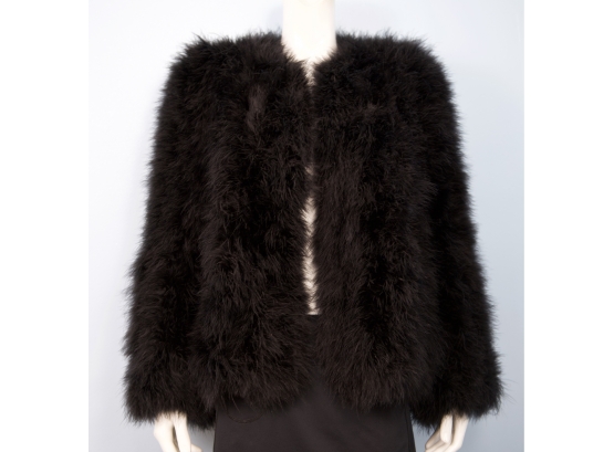 Ostrich Feather Jacket - Size: Medium