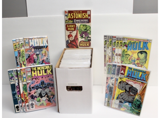 Full Box Of The Incredible Hulk Comic Books