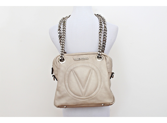 Luxurious Soft Leather Valentino Shoulder Bag, Retail $1000