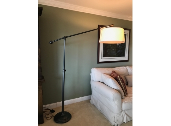 Large Metal Adjustable Floor Lamp