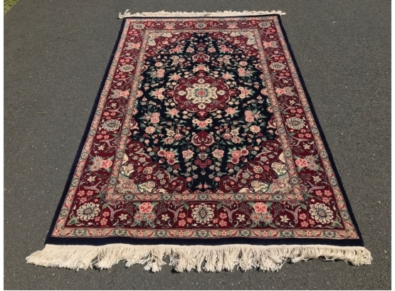 Handmade Floral Bijar Carpet From Kaoud Brothers