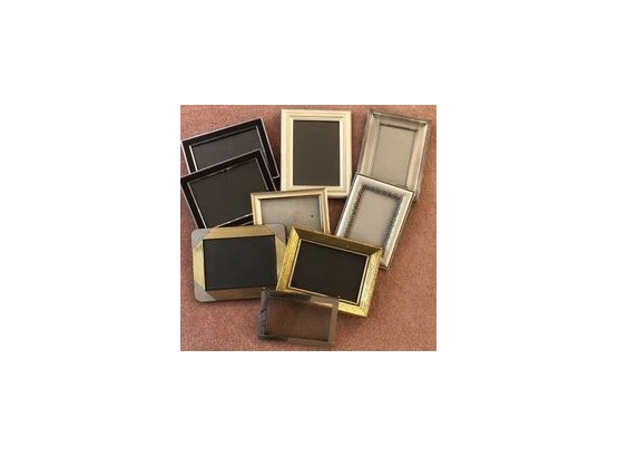 Gold And Silver Tone Picture Frames