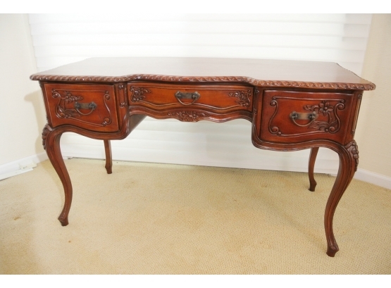 Carved Queen Anne Style Lady's Writing Desk
