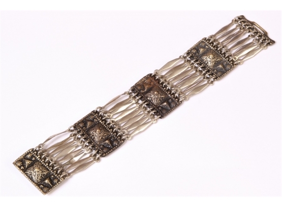 Taxco Mexican Sterling Silver Bracelet