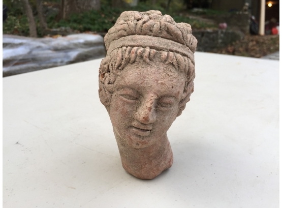 Very Old Possibly Roman Concrete Bust