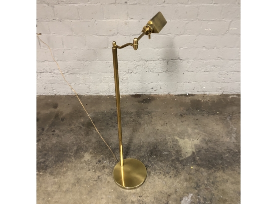 Frederick Cooper Brass Swing-Arm Adjustable Brightness Pharmacy Floor Lamp