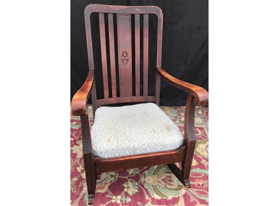 Amazing  100 Year Old Antique Rocking Chair