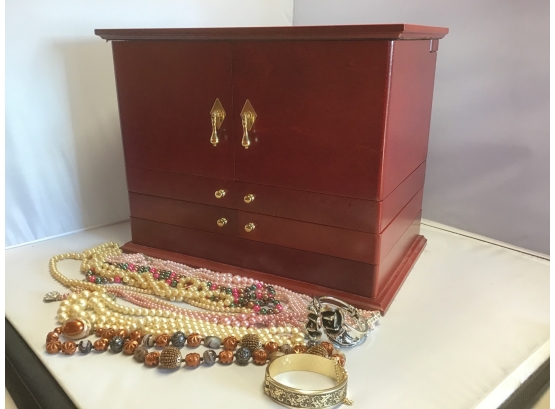 Jewelry Chest Filled With Jewelry