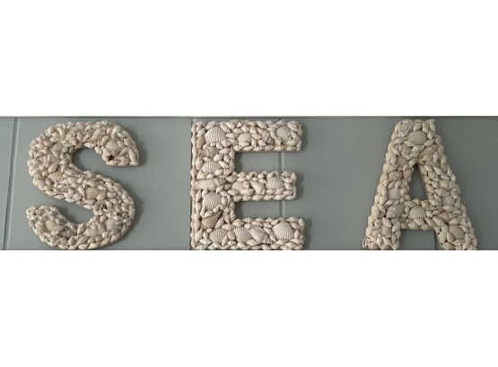 S E A Letters Made Of Shells