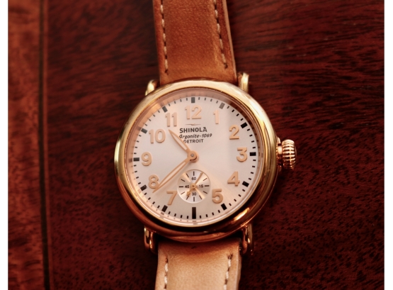 Authentic Shinola Runwell Watch Est. Value $600.