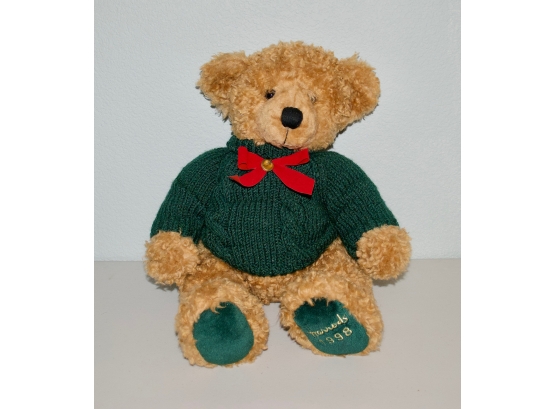Harrods Teddy Bear 1998 Christmas Bear