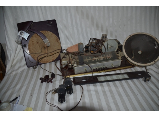 (#130) Vintage Tube Stereo Parts Turn Table