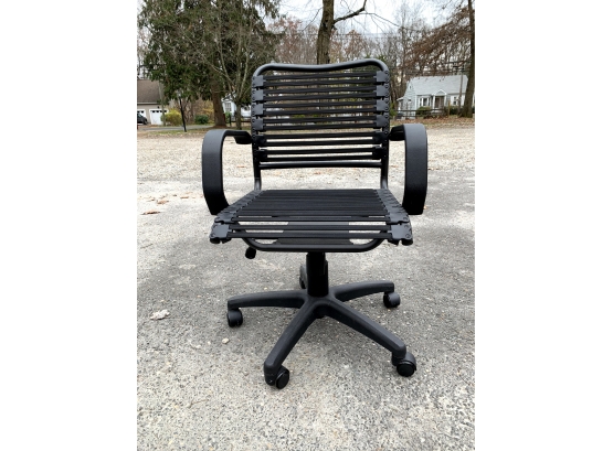 Desk Chair With Black Fabric 'slats'