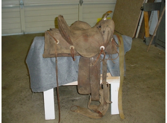 Old Leather Saddle