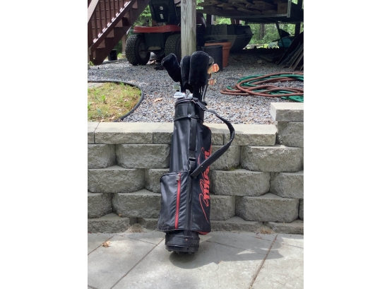 Set Of Golf Clubs With Bag
