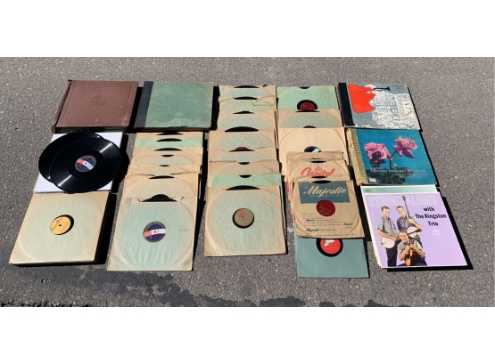 Large Lot Of Assorted Records & 45's