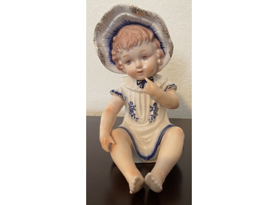 KPM Porcelain Baby In Bonnet