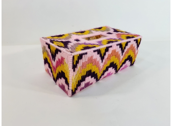 Groovy Needlework Tissue Cover Box