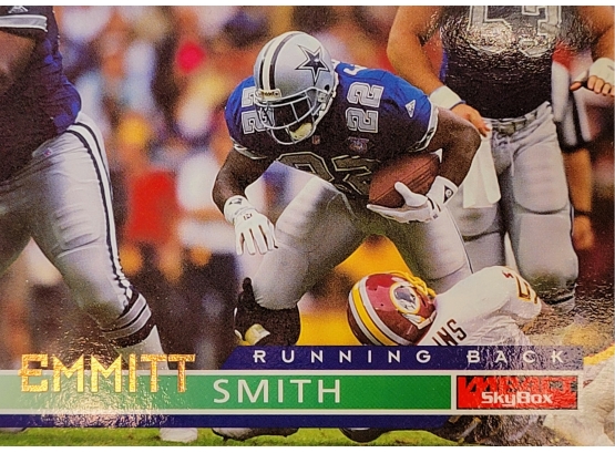 1995 Skybox Impact #41 Emmitt Smith Dallas Cowboys Football Card - HOF