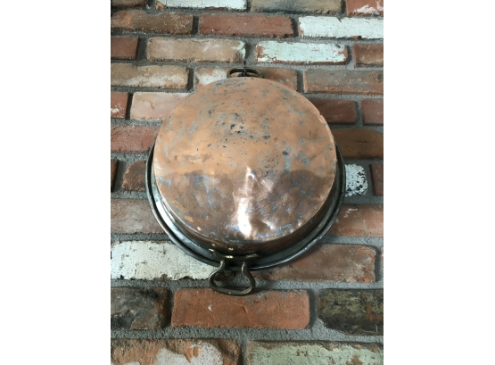 Two Vintage Copper Pans