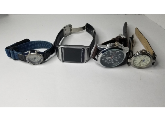 Lot Of 4 Watches - Casio, Samsung, Murano