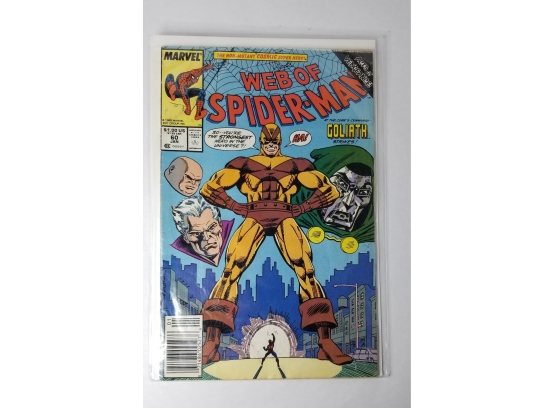 Marvel Comic Book - Web Of Spider-Man #60 - Over 30 Years Old (from 1990)