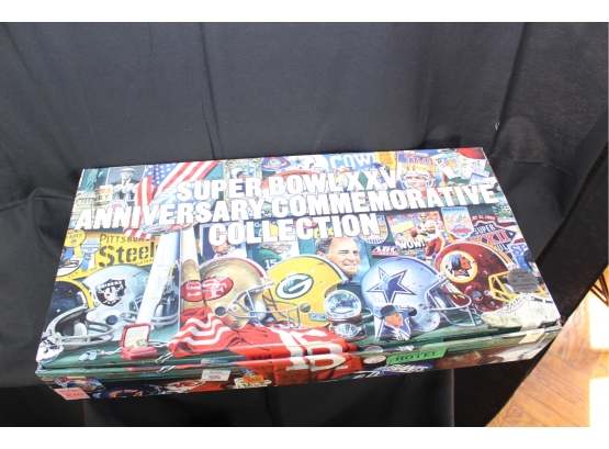 Super Bowl XXV Anniversary Commemorative Collection Box - Item #072