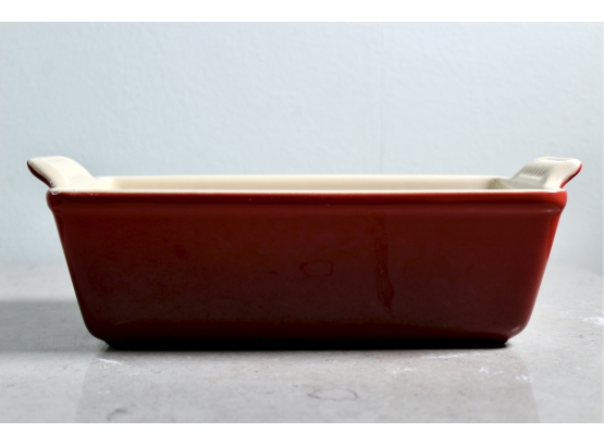 LE CREUSET Loaf Dish - Cerise - Ceramic - #17.04 - AMAZING CRAFTSMANSHIP!! - Item#102